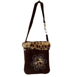 Vintage Cheetah Mini Bag 90s Y2K Cheetah Girls 2000s Fuzzy